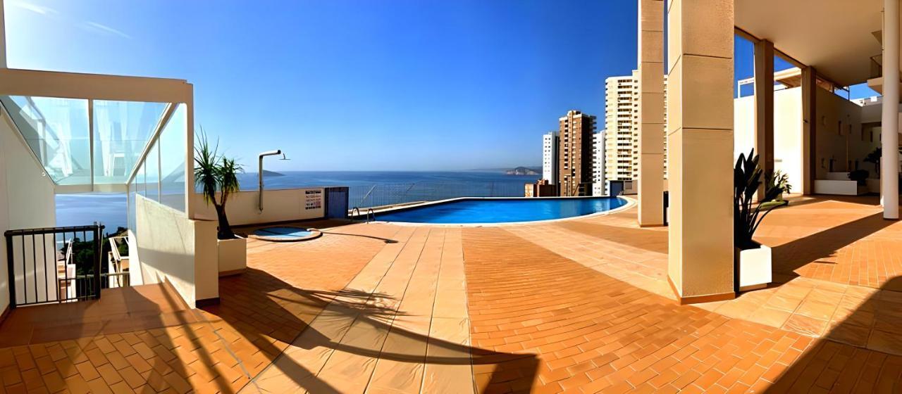 Spectacular Sea Views 2 Bedrooms In Villa Marina Benidorm Luaran gambar
