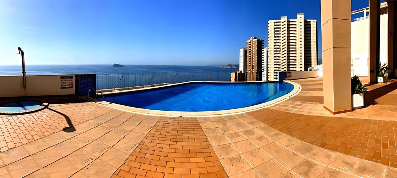 Spectacular Sea Views 2 Bedrooms In Villa Marina Benidorm Luaran gambar